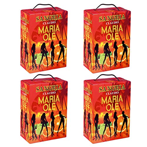 Bag-in-Box - Espagne - Sangria - Maria Ole - Frankreich - Mittelmeerraum - Rotwein, süß, Box mit:4 Boxen von MARIA OLE