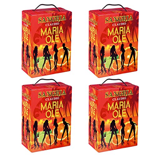 Bag-in-Box - Espagne - Sangria - Maria Ole - Frankreich - Mittelmeerraum - Rotwein, süß, Box mit:4 Boxen von MARIA OLE