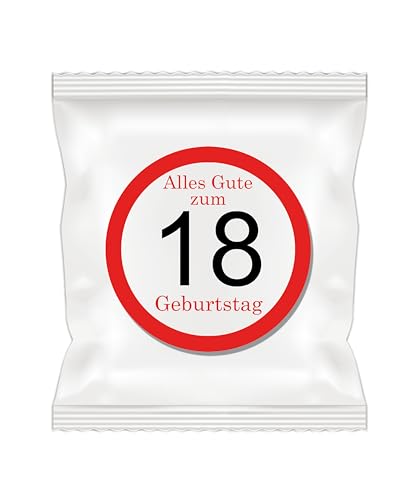 Gummibärchen "Alles gute zum Geburtstag", 25 Tüten je 12g | 18-20 - 30-40 - 50-60 - 70-80 - 90 Jahre (18 Jahre) von MARIP