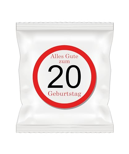 Gummibärchen "Alles gute zum Geburtstag", 25 Tüten je 12g | 18-20 - 30-40 - 50-60 - 70-80 - 90 Jahre (20 Jahre) von MARIP