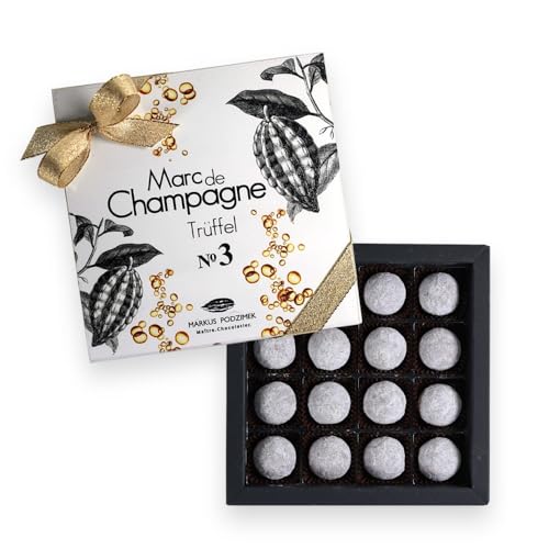 das.naschwerk Pralinenset - 16er Vollmilch - Marc de Champagne Trüffel das.naschwerk Pralinenset - 16er Vollmilch - Marc de Champagne Trüffel von MARKUS PODZIMEK MAITRE