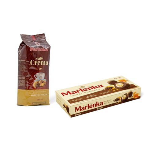 MARLENKA® Duopack | Honigkugeln (Kakao-Honigkugeln + Café Crema) von Marlenka