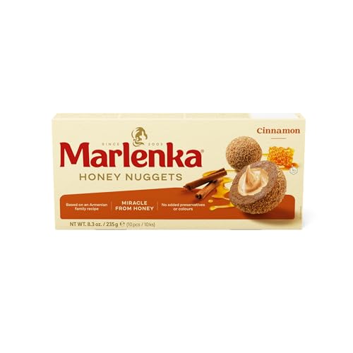 Marlenka Honigkugeln | Delicious Honey Nuggets | Gebäckkugeln mit Honig | 10 Bälle | 235g | ZIMT von Marlenka