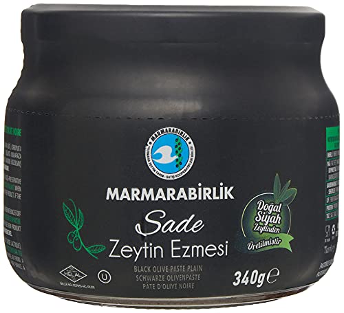 Marmarabirlik - schwarze Olivenpaste - siyah zeytin ezmesi (340g) von MARMARABIRLIK