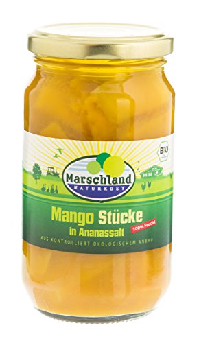 Marschland Mangostücke, in Ananassaft, 370ml (1) von MARSCHLAND