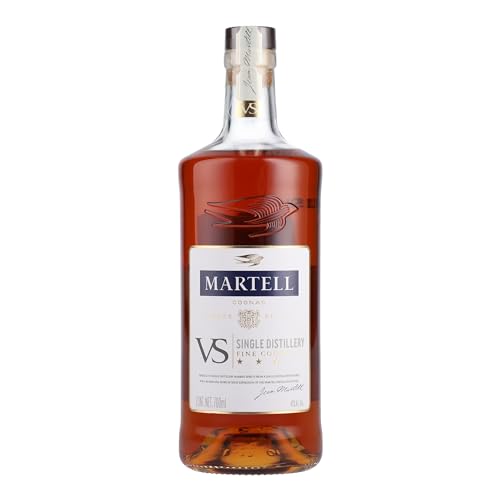 Martell V.S. Fine Cognac 1715 – Einzigartiger Cognac mit würzigem Geschmack – Ideal als Geschenk oder für besondere Anlässe geeignet – 1 x 0,7 L von Martell