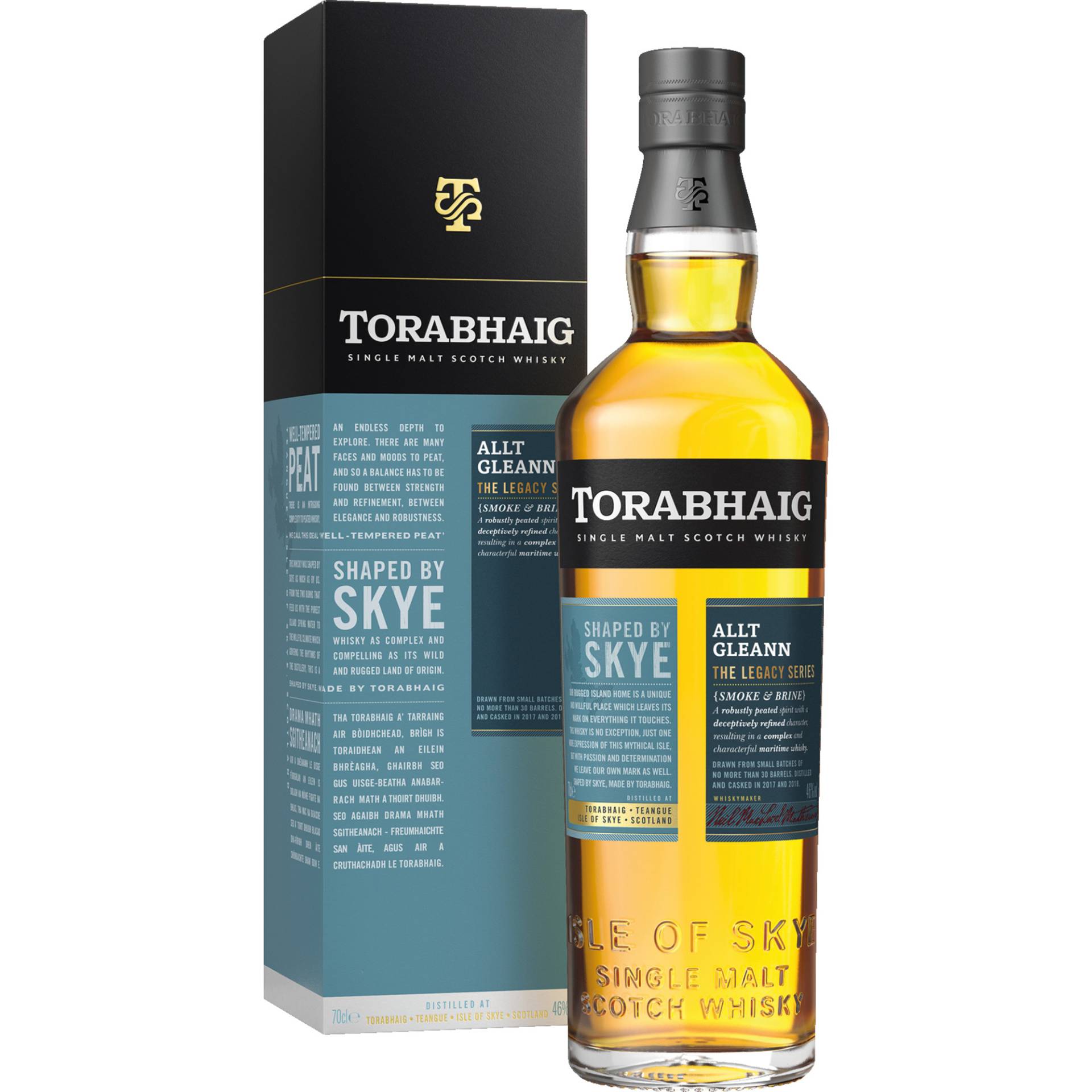 Torabhaig The Legacy Series Allt Gleann, Single Malt Scotch Whisky, 0,7 L, 46% Vol., Schottland, Spirituosen von MARUSSIA BEVERAGES BV, 2132 WT HOOFDDORP, NETHERLANDS
