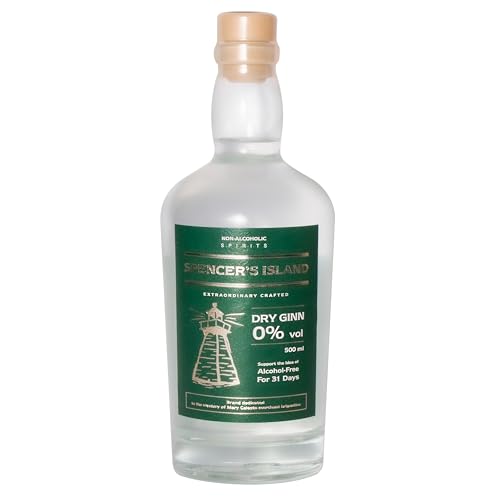 MARY CELESTE Spencer’s Island Dry Ginn, Alkoholfreier Genuss eines Klassischen London Dry Gins, Subtile Zitrusnoten und Würzige Aromen, Erfrischende Alternative, Kalorienarm, 500 ml MARY CELESTE Spencer’s Island Dry Ginn, Alkoholfreier Genuss eines Klassischen London Dry Gins, Subtile Zitrusnoten und Würzige Aromen, Erfrischende Alternative, Kalorienarm, 500 ml von MARY CELESTE
