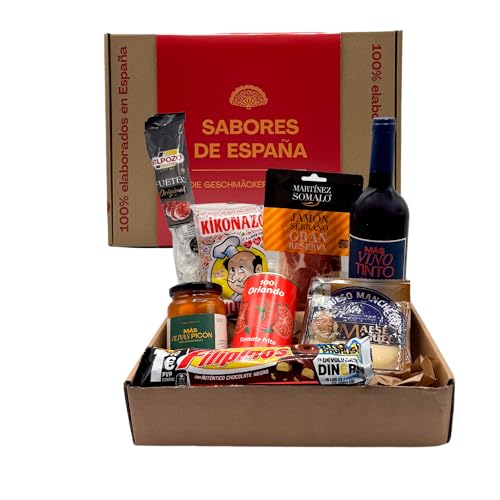 MUCHOS MÁS – Sabores de España – Spanischer Geschenkkorb – Feinkost Präsentkorb – Spanische Spezialitäten – Geschenk für Männer & Frauen von MÁS PRODUCTOS ESPAÑOLES