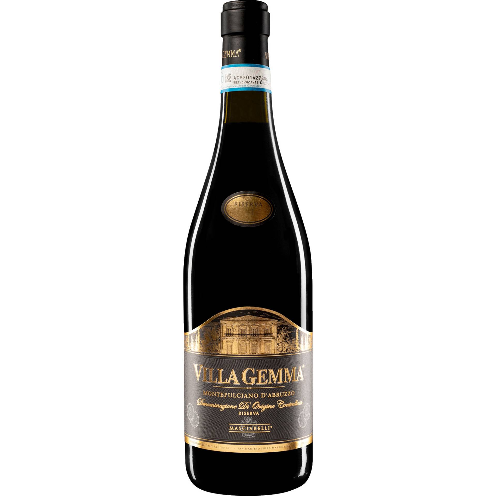 Villa Gemma Montepulciano d'Abruzzo Riserva, Montepulciano d'Abruzzo DOC, Abruzzen, 2019, Rotwein Villa Gemma Montepulciano d'Abruzzo Riserva, Montepulciano d'Abruzzo DOC, Abruzzen, 2019, Rotwein von MASCIARELLI TENUTE AGRICOLE s.r.l.,66010,San Martino sulla Marrucina,Italien