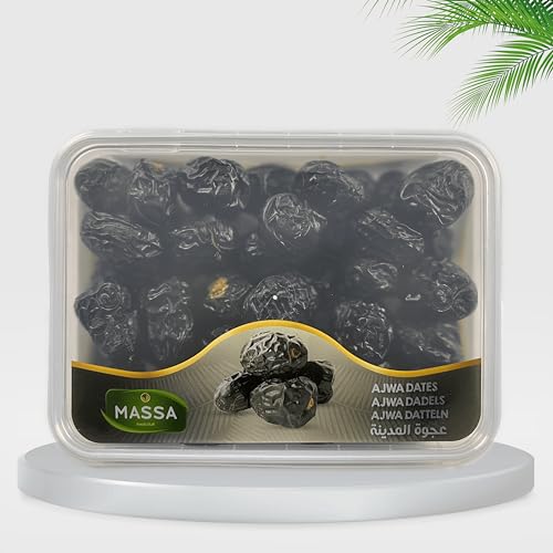 Ajwa Datteln mit Stein 400g MASSA 100% natürliche Süßigkeiten aus Al Madina von MASSA Foods Stuff