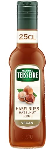 Mathieu Teisseire Haselnuss Sirup, für Getränke, Erfrischungsgetränke, Cocktails, Kaffee und Desserts, Flasche 25 cl von Mathieu Teisseire