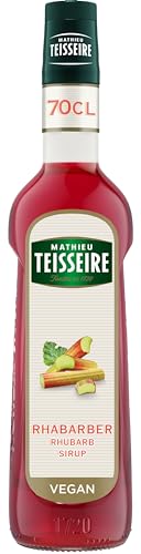 Mathieu Teisseire Rhabarber Sirup, für Getränke, Erfrischungen, Cocktails und Desserts, Flasche 70 cl von MATHIEU TEISSEIRE