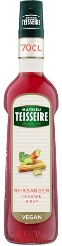 Mathieu Teisseire Rhabarber Sirup, für Getränke, Erfrischungen, Cocktails und Desserts, Flasche 70 cl von Mathieu Teisseire