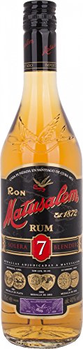 Matusalem Solera 7 Jahre Rum mit 40% vol. Rum aus der dominikanischen Republik | 7 Jahre im spanischen Solera-Verfahren gereift (1 x 0,7l) von MATUSALEM