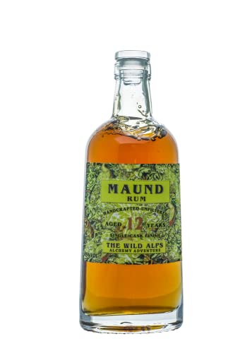 MAUND RUM "12 YEARS“ Ein vielfach ausgezeichneter Blend von 12 Jahre in der Karibik in Bourbonfässern gereiftem Jamaica Rum mit einem „Alpine Finishing“. 500 ml Flasche von MAUND