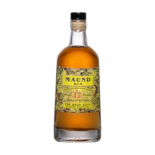 MAUND RUM "12 YEARS“ Ein vielfach ausgezeichneter Blend von 12 Jahre in der Karibik in Bourbonfässern gereiftem Jamaica Rum mit einem „Alpine Finishing“. 500 ml Flasche von MAUND