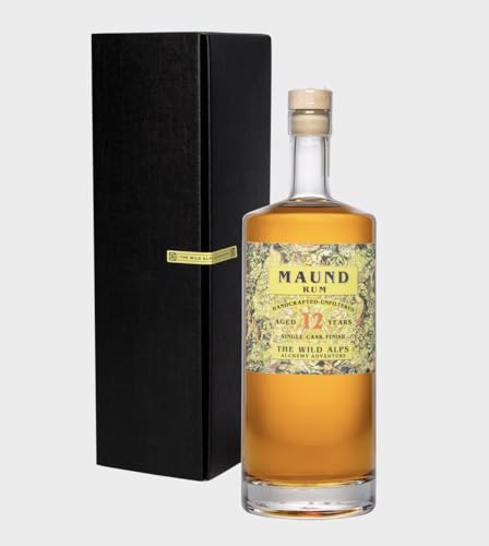 MAUND RUM "12 YEARS“ Ein vielfach ausgezeichneter Blend von 12 Jahre in der Karibik in Bourbonfässern gereiftem Jamaica Rum mit einem „Alpine Finishing“. 1.500 ml Flasche in Geschenkkarton) von MAUND