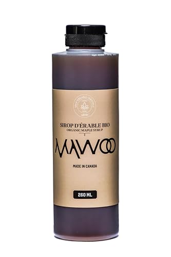 Bio-Ahornsirup 260ml - Grade A, Amber Rich Taste - Single Origin aus Kanada - Maple Syrup, Sirop d'érable von MAWOO