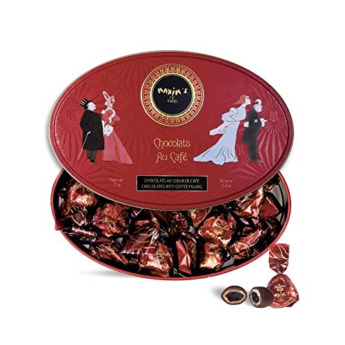 Boîte ovale 25 chocolats coeur de café von MAXIM'S DE PARIS