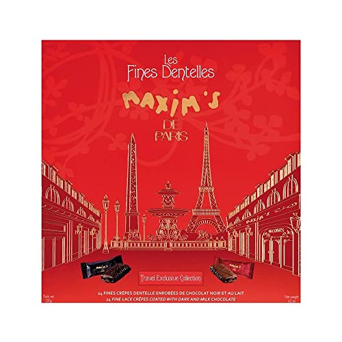 Coffret 24 Crêpes Dentelle chocolat noir et au lait von MAXIM'S DE PARIS
