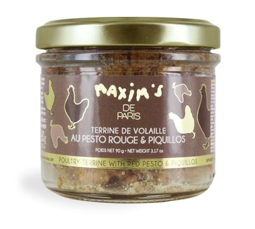 Geflügelterrine mit Pesto und Paprika, 90 g Geflügelterrine mit Pesto und Paprika, 90 g von MAXIM'S DE PARIS