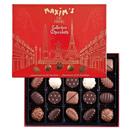 Maxim's - Paris Box mit 20 Schokolade - 200g von MAXIM'S DE PARIS