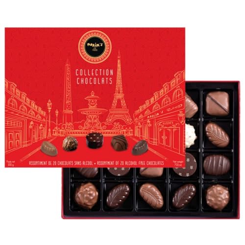 Maxim's Pralinen-Set mit 20 Pralinen, sortierte Schokolade, Fondant, Milch, Weiß, Geschenkbox gemischte Schokolade Maxim's Pralinen-Set mit 20 Pralinen, sortierte Schokolade, Fondant, Milch, Weiß, Geschenkbox gemischte Schokolade von MAXIM'S DE PARIS
