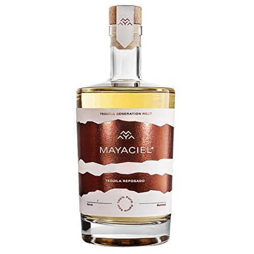 MAYACIEL Tequila Reposado – Weltweit einzigartig, zur Perfektion gereift in karibischen Rum-Fässern | IWSC Gold | 100% Agave & Natürlich | Fruchtige Agave, Karamell & Vanille | 0,5 l von MAYACIEL