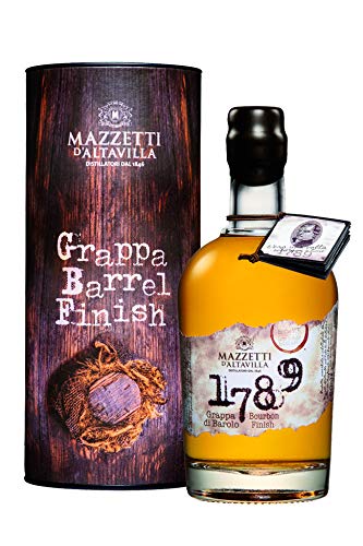 MAZZETTI D'ALTAVILLA 1789 GRAPPA DI BAROLO BOURBON FINISH 50 CL von Mazzetti D'altavilla