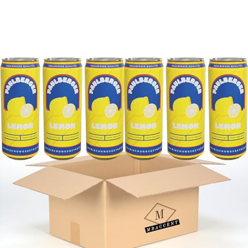 Paulberger Lemon Limo Set Crimax Paul Berger 6x Paulberger Lemon (6x330ml) (1980ml) inkl. 6x0,25€ Einweg by MBAccent + MBAccent Sticker von MBAccent