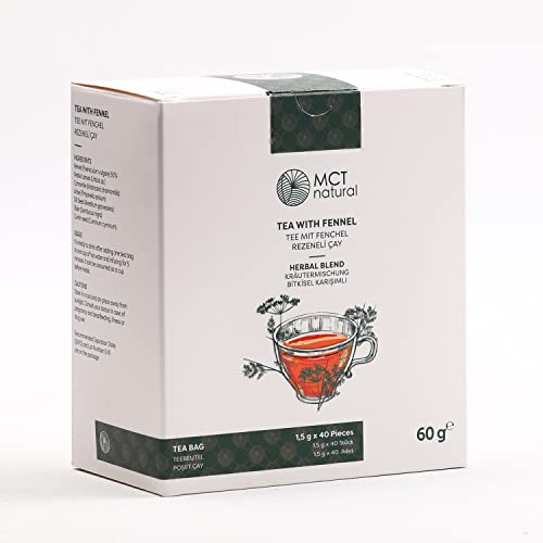 MCT natural | Tee mit Fenchel | Entzündungshemend | Fördert die Verdauung | Gegen Bauchkrämpfe und Magen-Darm Probleme | Hilft bei Erkältungen von MCT natural
