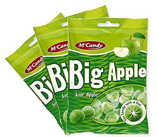 M'Candy Big Apple Pack | Bonbons mit Apfelgeschmack | 3 x 150g von MCandy