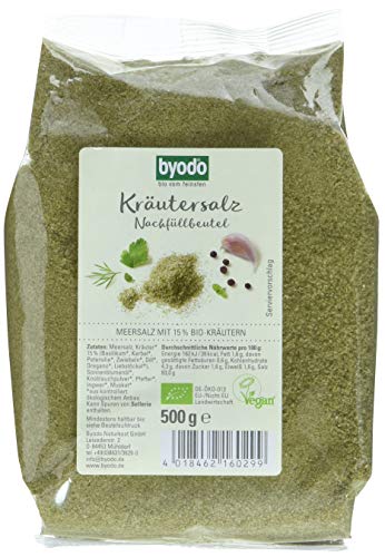 Byodo Premium Atlantik Kräutersalz, 3er Pack (3 x 500 g Beutel) - Bio von Byodo