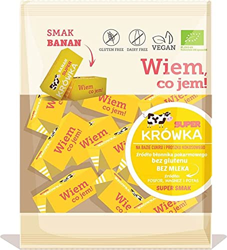 Glutenfreie milchfreie Bananenfondges BIO 150 g Super Krówka Glutenfreie milchfreie Bananenfondges BIO 150 g Super Krówka von MEGUSTO