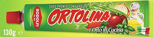 Rodolfi - Ortolina, Sugo pronto con Verdure, Pomodoro a Parma - 8 tubetti da 130 g [1040 g] von MEILAN