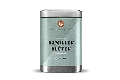 MEIN GENUSS Kamillenblüten Tee - Ganze Kamillenblüten getrocknet - Angenehm milder Geschmack - 100% natürlich - Kräutertee-Basic - Füllmenge: 20 g von MEIN GENUSS