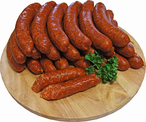 Chili Wurst | Knacker | Chiliknacker | Snackwurst | Chiliwürstchen | Krainer | Premium Mettwurst geräuchert | 10 x 100g von MEISTER'S