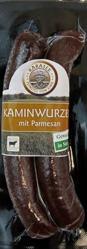 Kaminwurzen Rind 100% mit Parmesan Käse | Rindswurst luftgetrocjnet & geräuchert | Ausgereifte Mettwurst - Salami zum kalt & heiß essen | Rindfleisch aus Sachsen 140 GR Kaminwurzen Rind 100% mit Parmesan Käse | Rindswurst luftgetrocjnet & geräuchert | Ausgereifte Mettwurst - Salami zum kalt & heiß essen | Rindfleisch aus Sachsen 140 GR von MEISTER'S