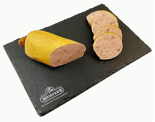 Schinkenleberwurst | Hausmacher Leberwurst mit Honig | Herzhafte frische Wurst als Aufstrich ca. 600 g von MEISTER'S