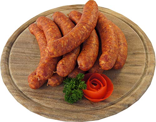 Schweineknacker mit Kümmel | Knacker | Snackwurst | Krainer Würstchen | Premium Mettwurst geräuchert | 10 x 100g von MEISTER'S