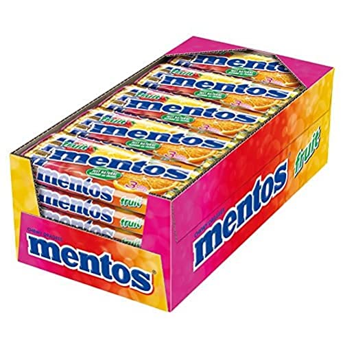 Mentos Frucht, 25er Pack ( 25 x 112 g) von MENTOS