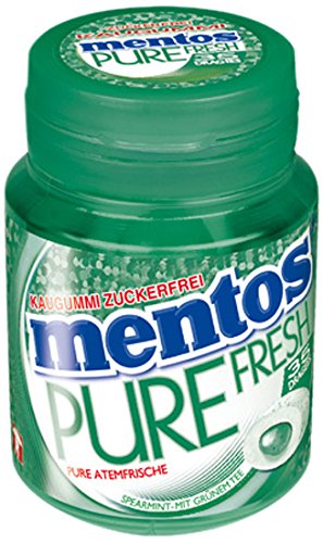 Mentos Kaugummi Pure Fresh Spearmint, 6er Pack (6 x 70 g) von MENTOS