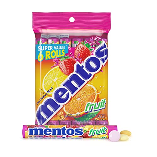 Mentos Rolls, Fruit, 7.92 Ounce Rolls, 6 Count von MENTOS