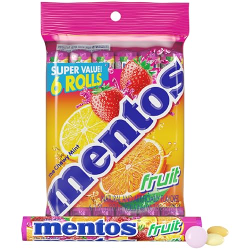 Mentos Rolls, Fruit, 7.92 Ounce Rolls, 6 Count von MENTOS