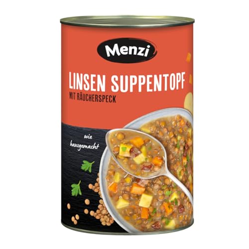Linsen Suppentopf mit Räucherspeck von MENZI, 400g Linsen Suppentopf mit Räucherspeck von MENZI, 400g von MENZI