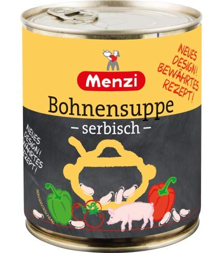 Serbische Bohnensuppe von MENZI, 800ml Serbische Bohnensuppe von MENZI, 800ml von MENZI