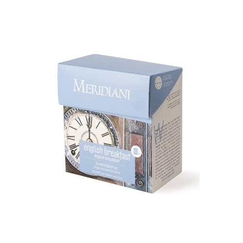 Meridiani® | Englische Frühstücksteebeutel | Frühstücks-Schwarzteemischung | Traditioneller Ceylon-Schwarztee – 15 Beutel (30 g) von MERIDIANI