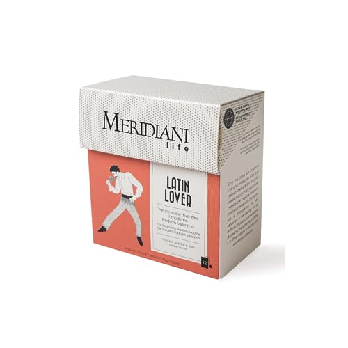 Meridiani® | Lateinliebhaber | Rooibos-Kräutertee, Zimt und Ingwer | Kräutertee ohne Koffein | Rooibos mit Zimt und gemischten Gewürzen – 12 Teebeutel (30 g) von MERIDIANI
