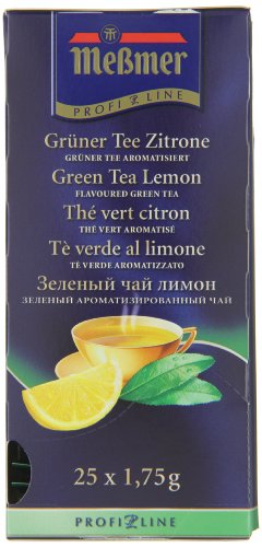 Meßmer ProfiLine Grüner Tee Zitrone 25 x 1.75 g, 3er Pack (3 x 43,75g) von MESSMER PROFILINE